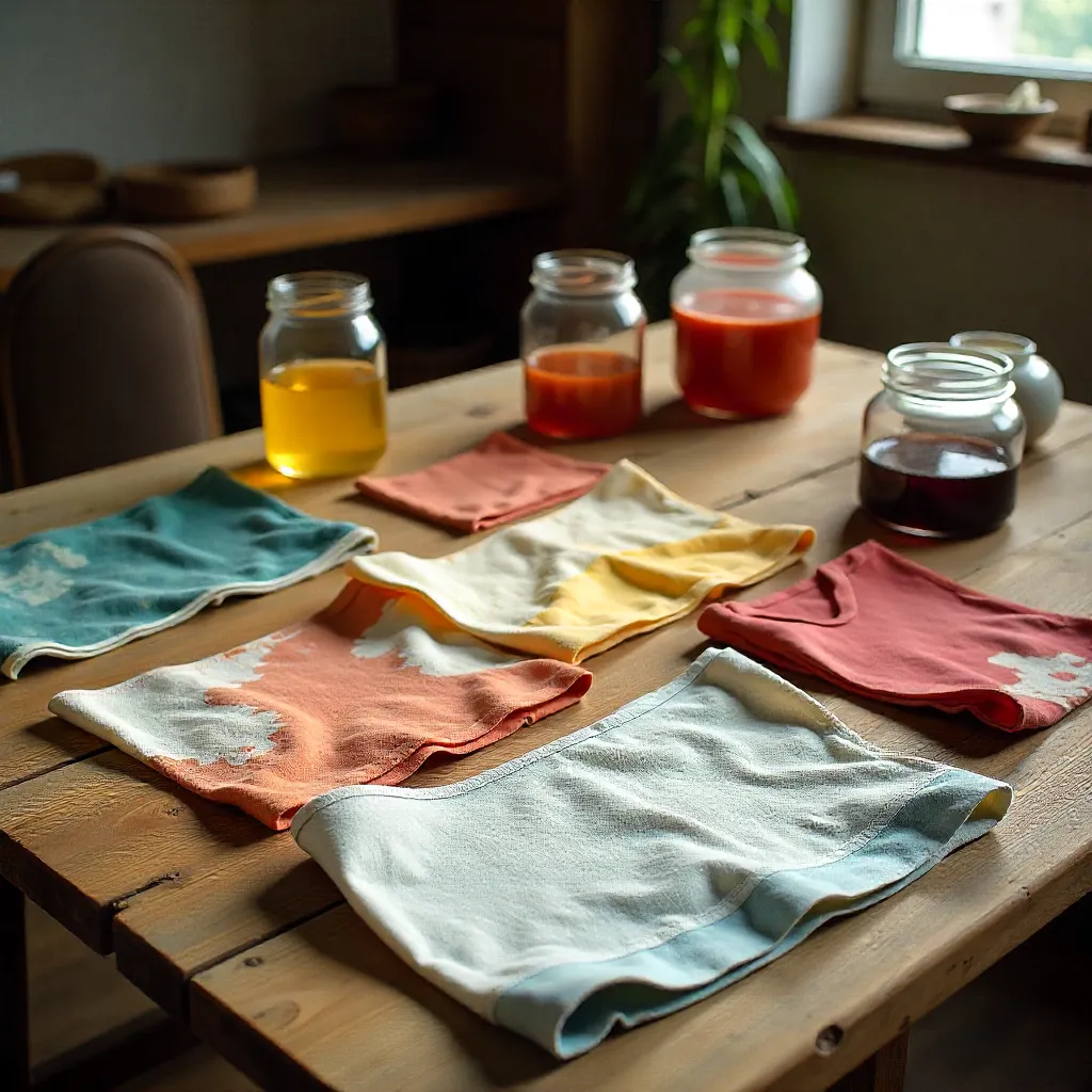 Natural plant-based dyeing materials